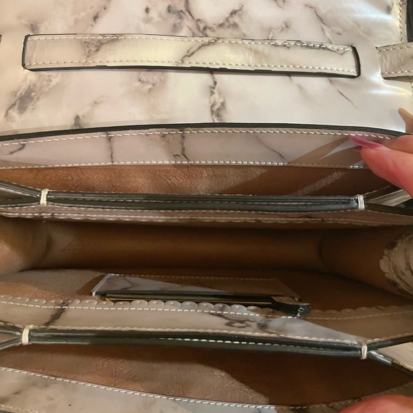 EUC Charlotte Olympia Newman Marble Leather Crossbody/Shoulder Bag & Comb Set - Picture 16 of 16